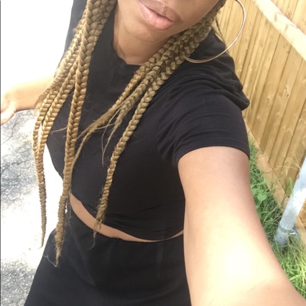 A black pencil skirt